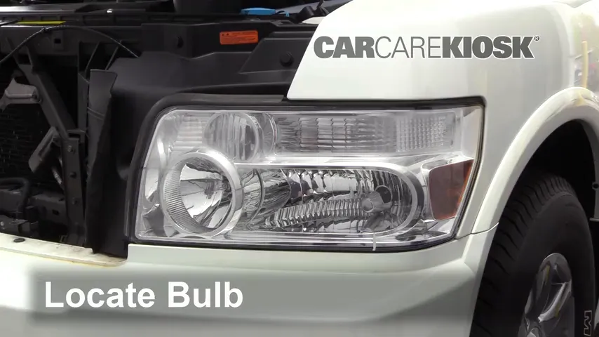 2007 Infiniti QX56 5.6L V8 Lights Highbeam (replace bulb)